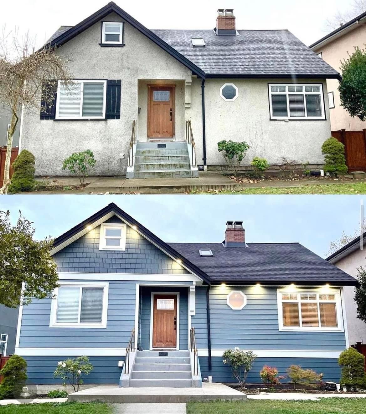 Wood Home Exterior Painting 4 Wood Home Exterior Painting Service before